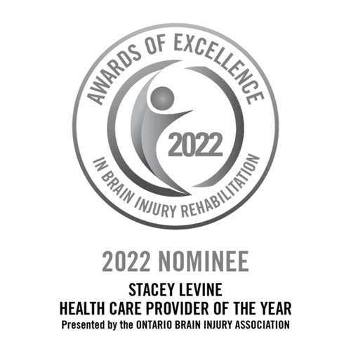 Stacey Levine was nominated in 2022 for the Health Care Provider of the Year in the Award of Excellence in Brain Injury Rehabilitation